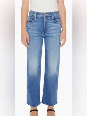 Mother the Lil Rambler Zip Flood Jean